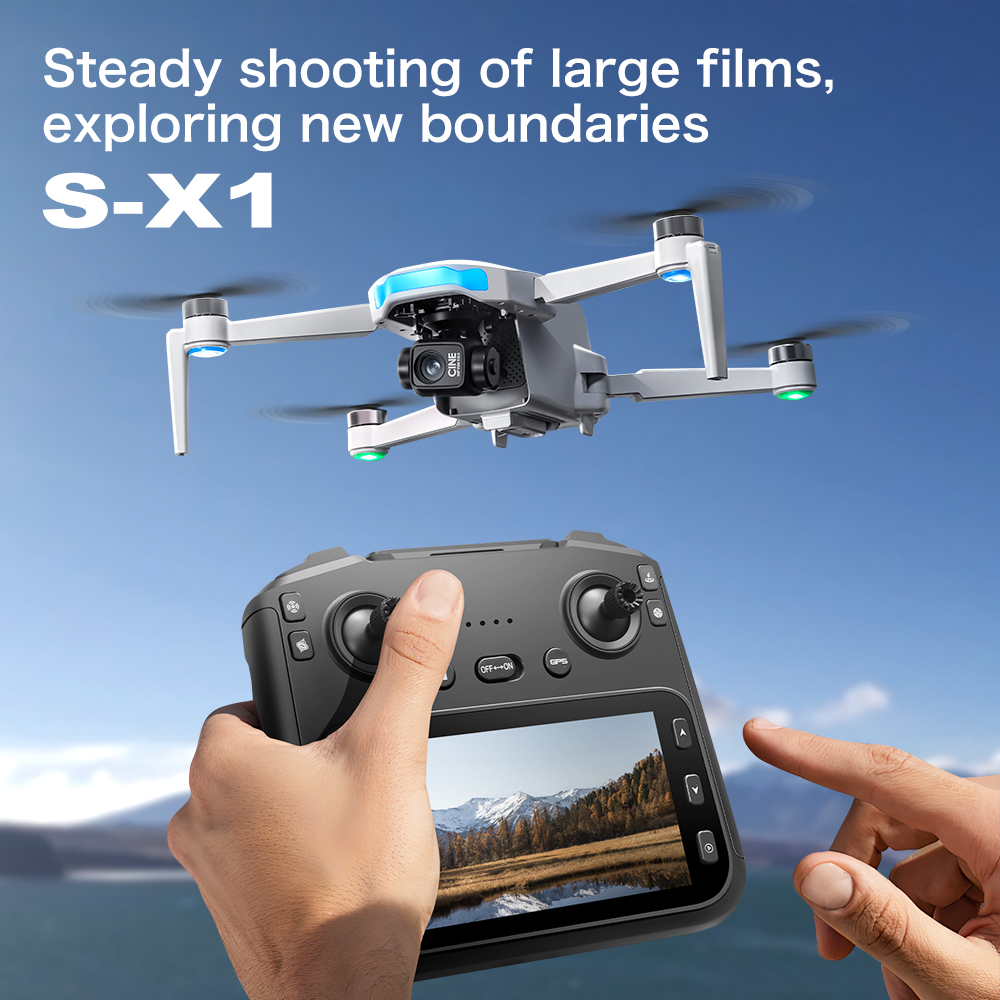 Original S-X1 GPS Foldable RC  - огляд і ціна Drone Gimbal 3 Axis